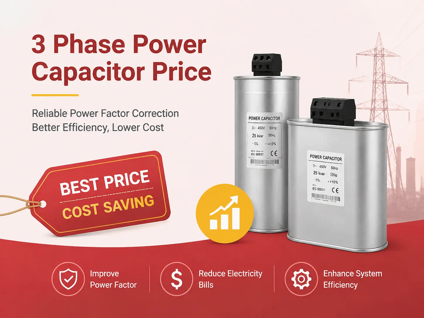 3 Phase Power Capacitor Price