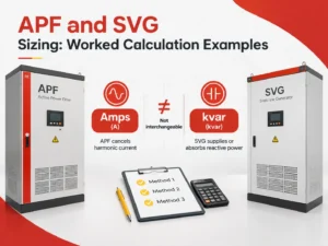 APF and SVG Sizing Worked Calculation Examples