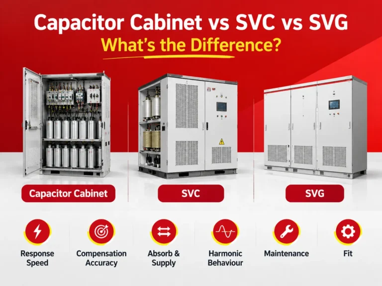 Capacitor Cabinet vs SVC vs SVG What's the Difference