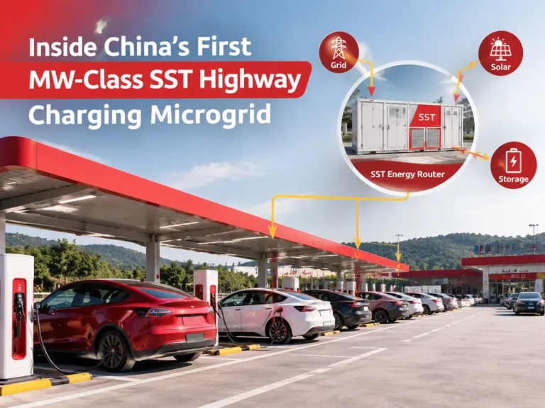 Inside China's First MW-Class SST Highway Charging Microgrid