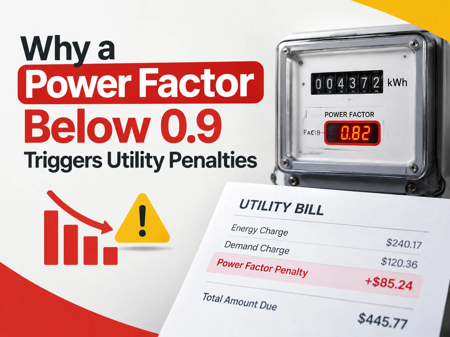 Why a Power Factor Below 0.9 Triggers Utility Penalties